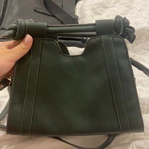 Anthropologie army green crossbody bag